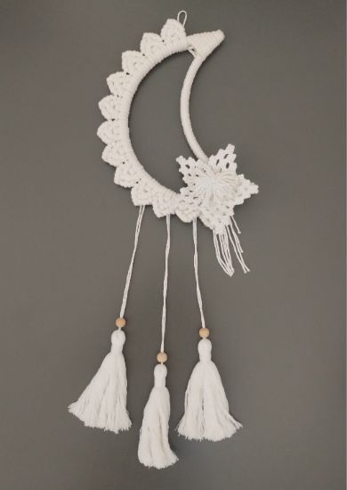Picture of Lunar Bloom Macrame Wall Hanging