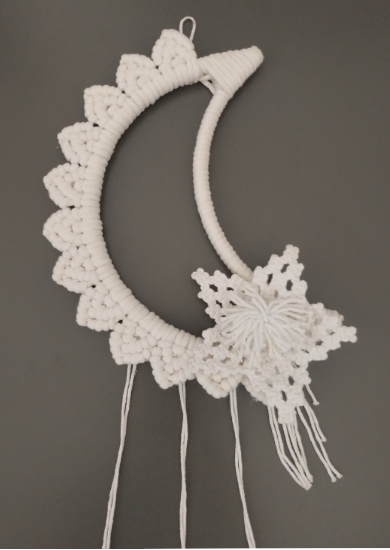 Picture of Lunar Bloom Macrame Wall Hanging